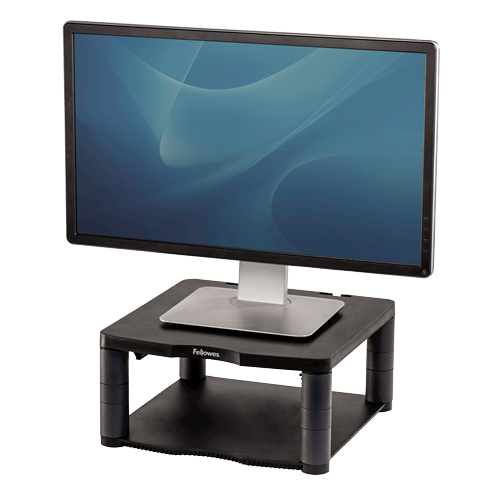 Elevador para monitor premium Fellowes Negro