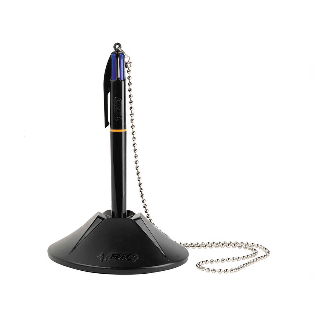 Bolígrafo Bic retráctil 4 en 1 con peana