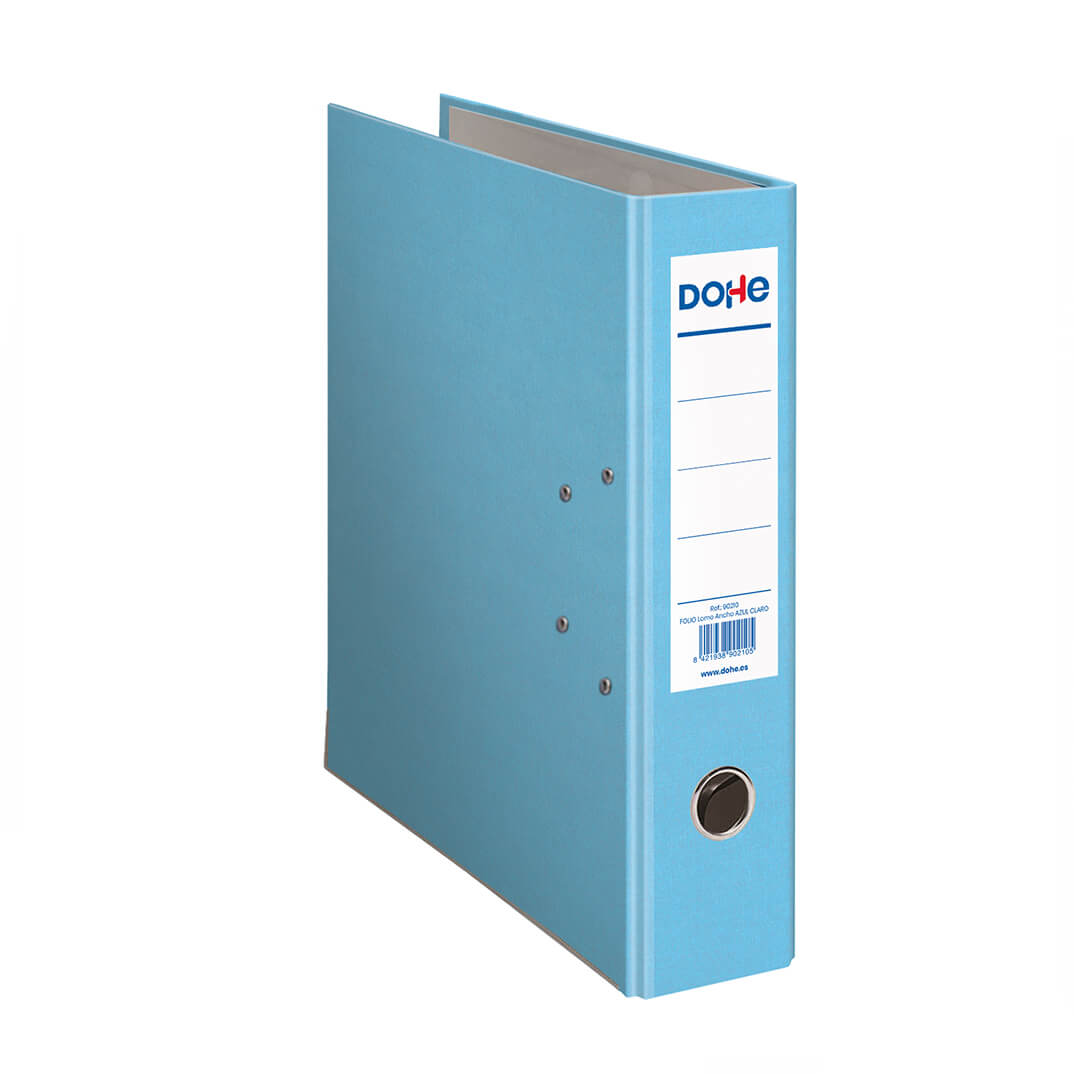 Arxivador palanca Dohe Foli ample blau clar