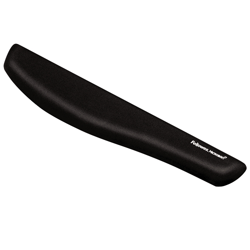 Reposamuñecas para teclado foam PlushTouch negro