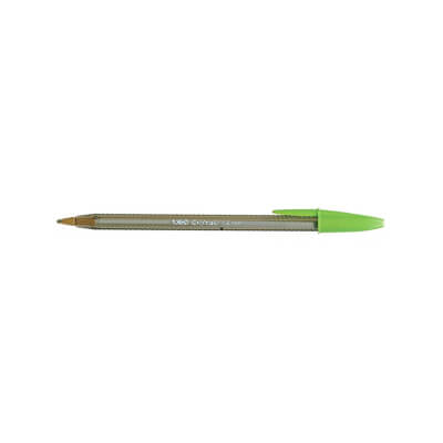 Bolígrafo Bic Cristal Fun verde lima