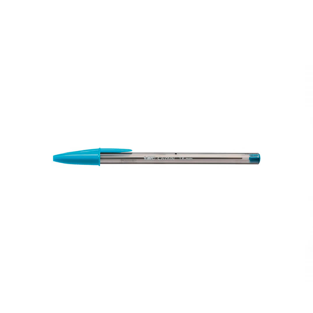 Bolígraf Bic Cristal Fun blau turquesa