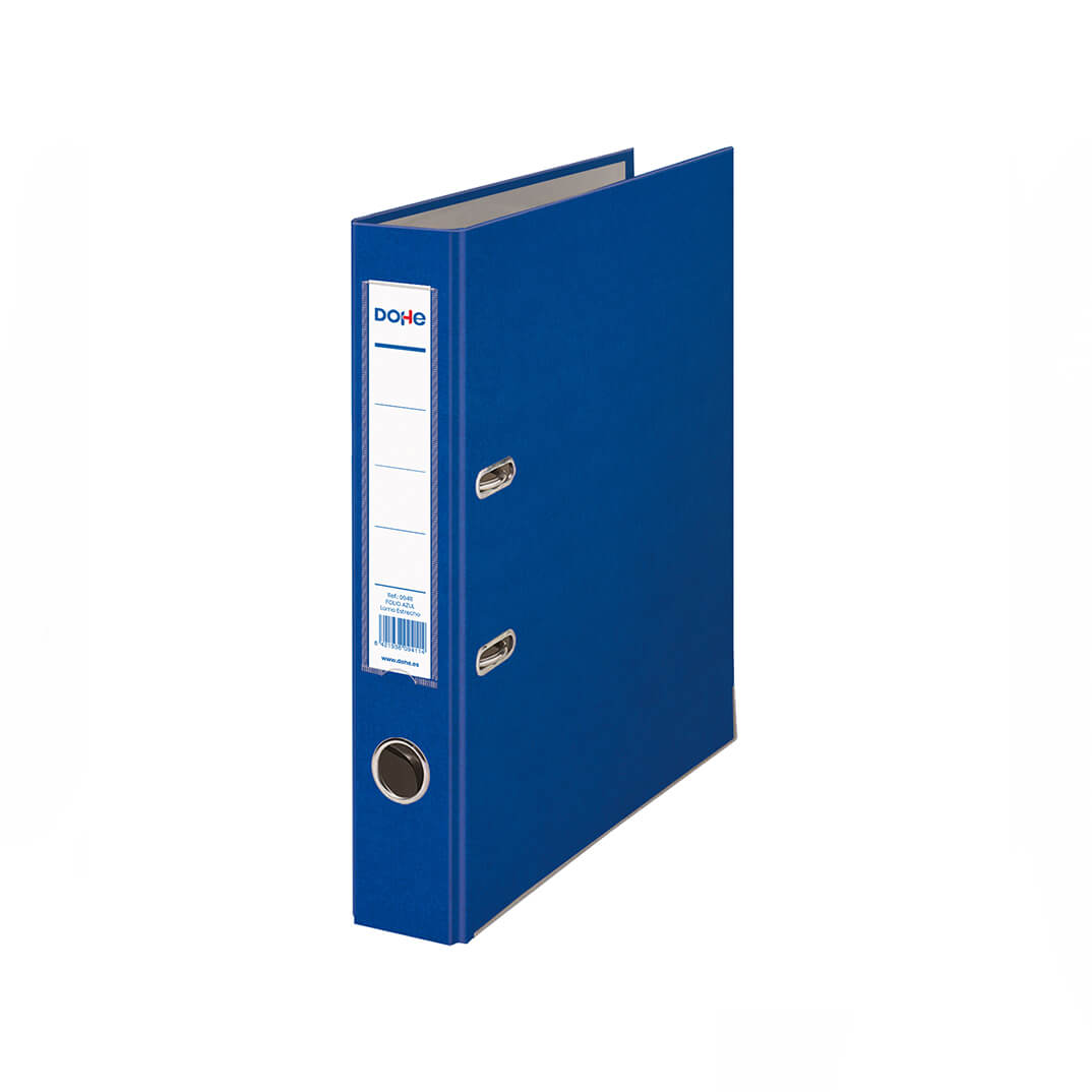 Archivador palanca Dohe Folio estrecho azul