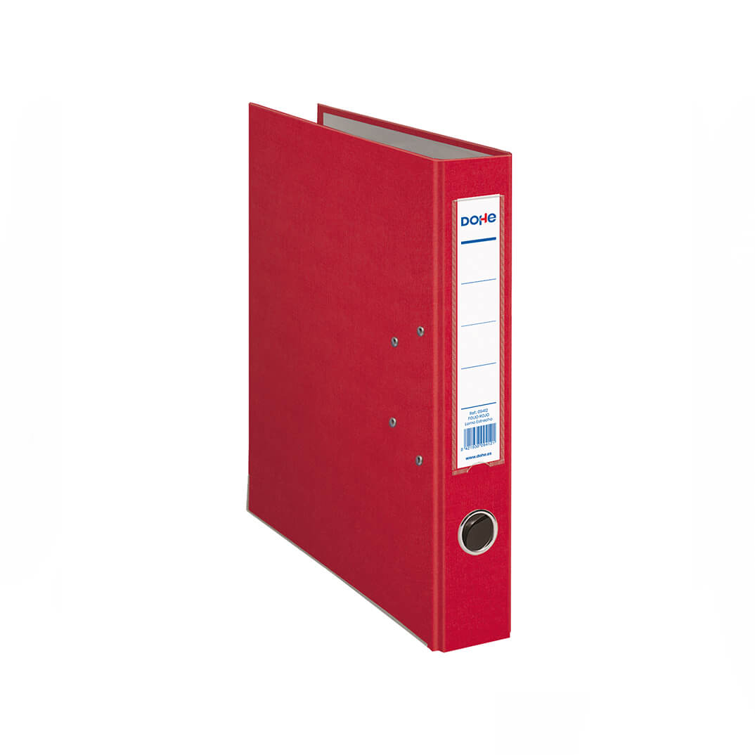 Archivador palanca Dohe Folio estrecho rojo