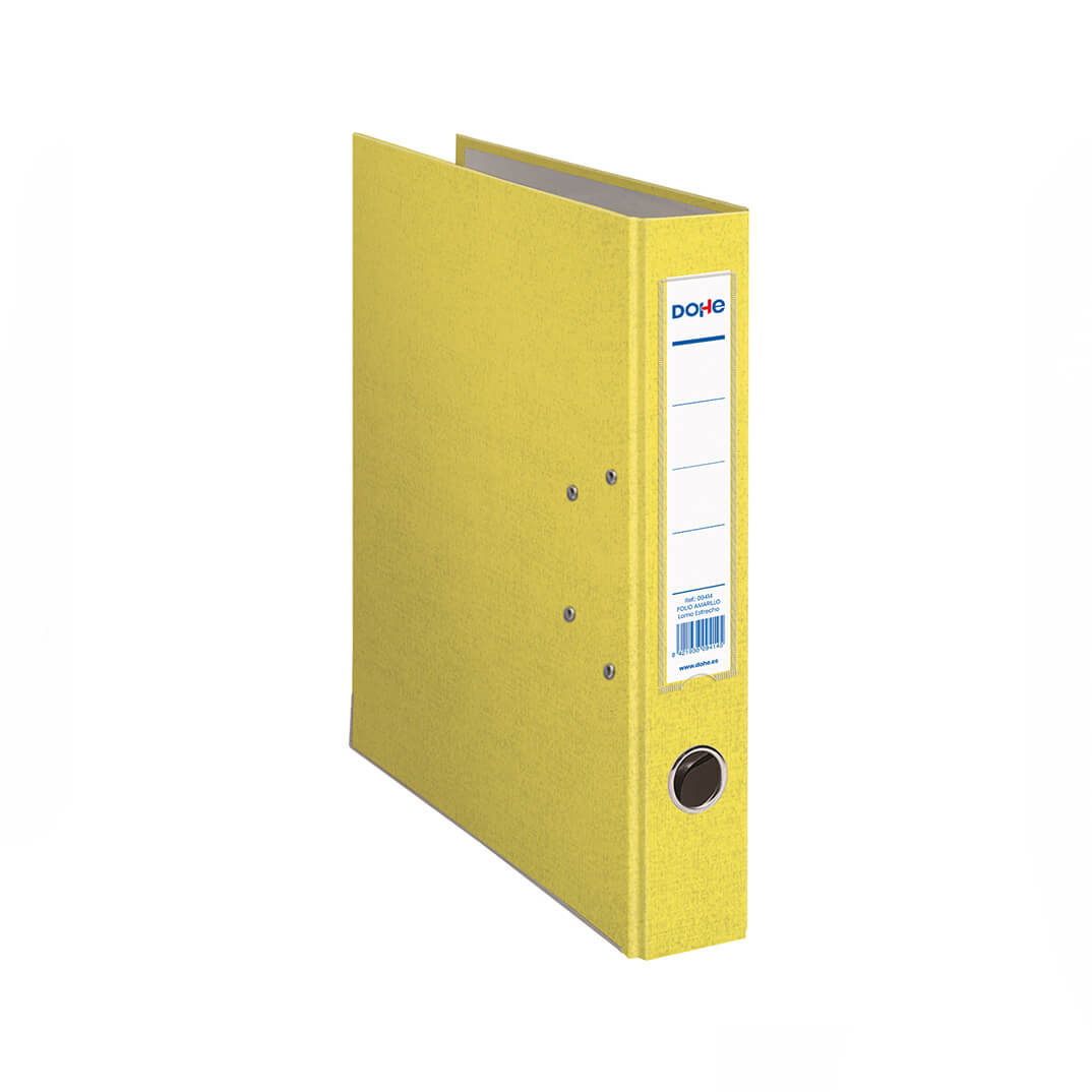 Archivador palanca Dohe Folio estrecho amarillo