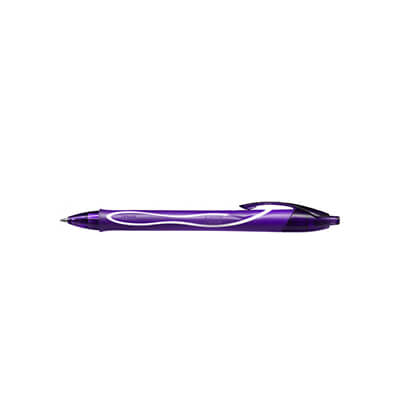 Bolígrafo Bic Gel-ocity Quick Dry gel púrpura