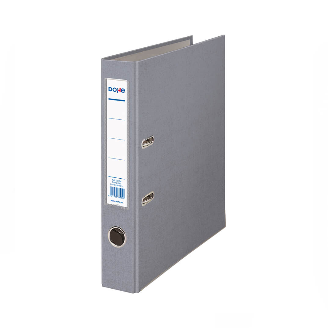 Archivador palanca Dohe Folio estrecho gris