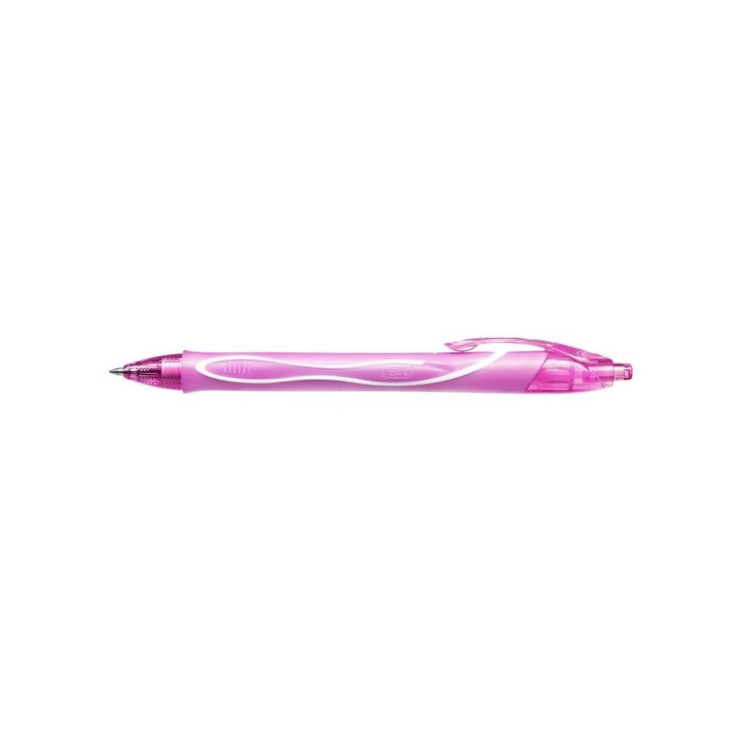 Bolígrafo Bic Gel-ocity Quick Dry gel rosa