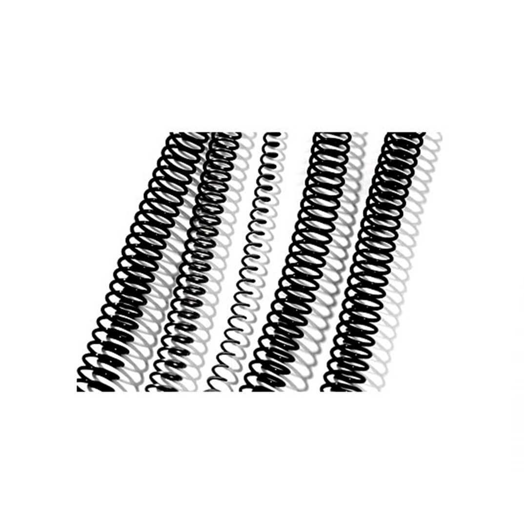 Espiral plàstic GBC 14mm negre (100u)