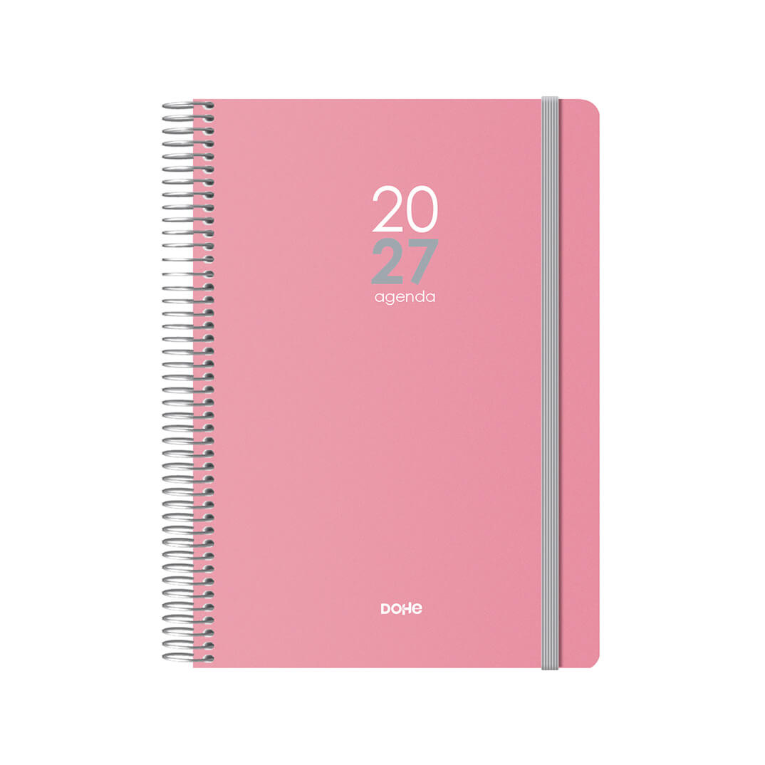 Agenda Dohe "Memphis" D/P Cast 15x21 rosa