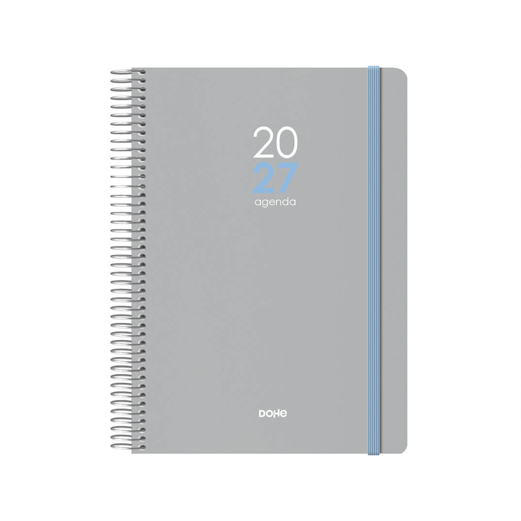 Agenda Dohe "Memphis" D/P Cast 15x21 gris