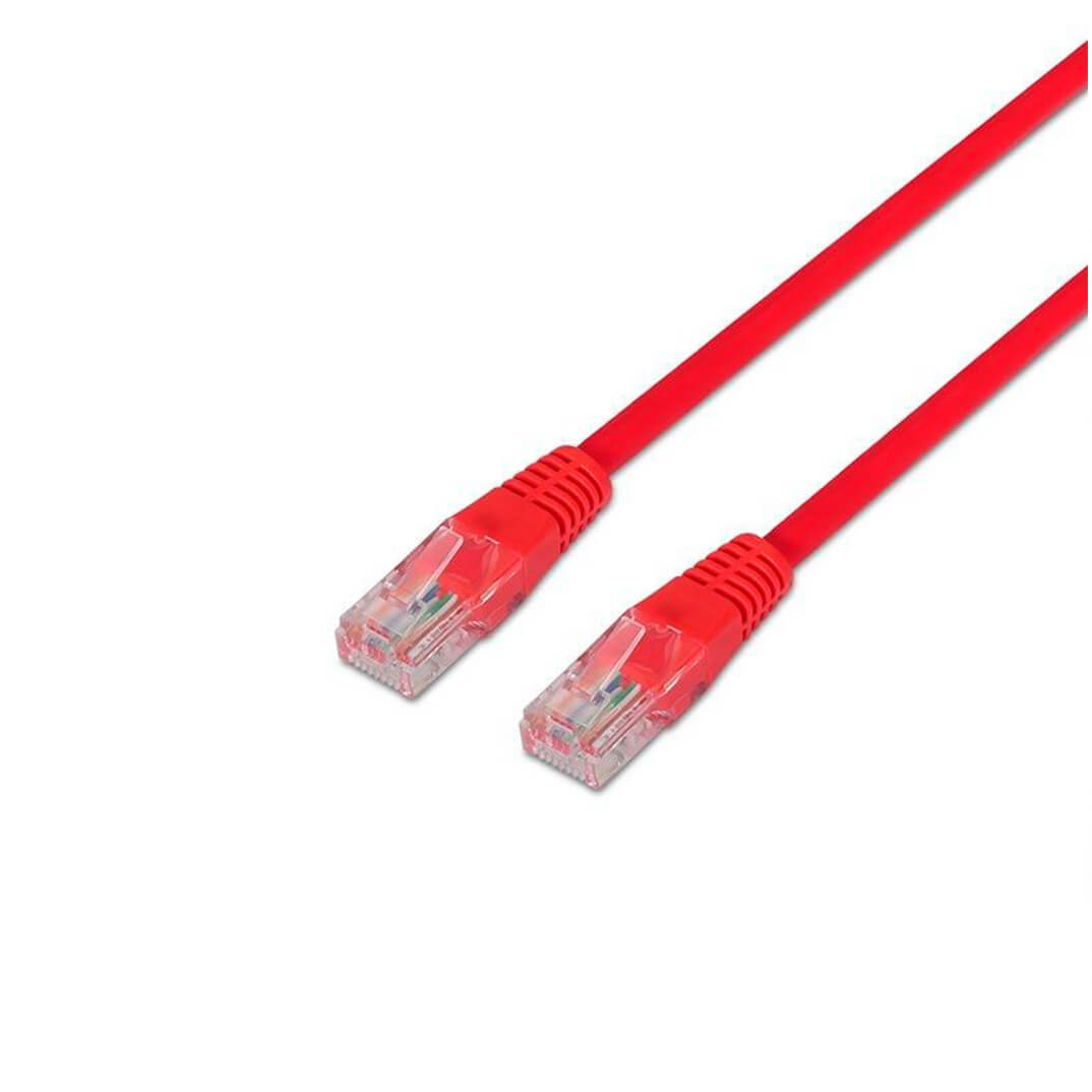 Cable de Xarxa RJ45 UTP Cat.6 50cm Rojo