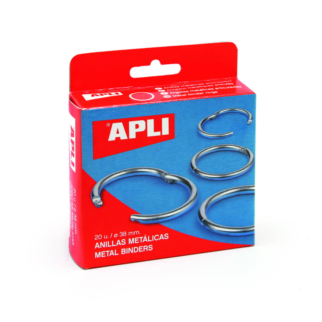 Cajita anilla metálica Apli 46mm