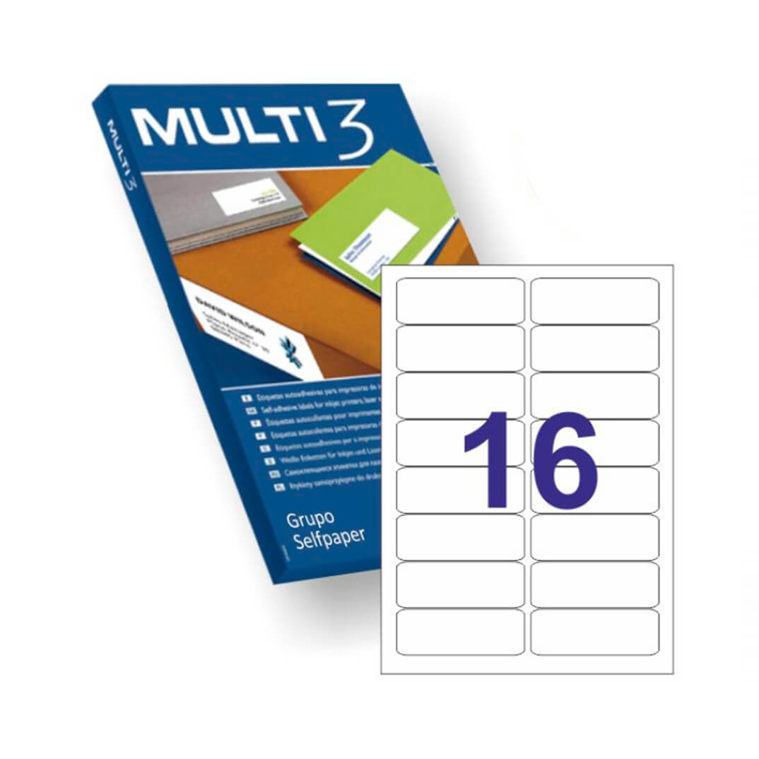Caixa etiquetes Multi3 99,1x34 500f