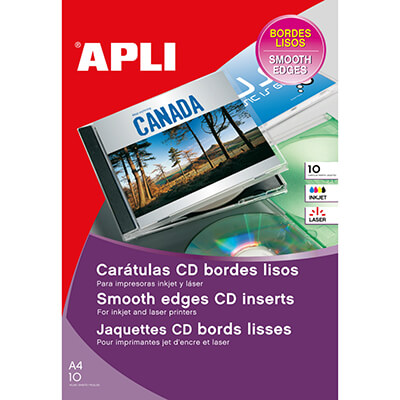 Caràtules cd/dvd 10u