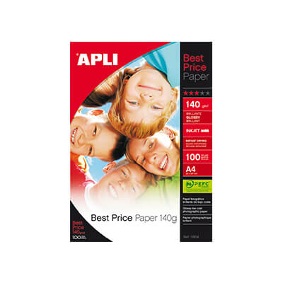 Paquete papel A4 glossy Best Price 140g