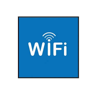 Señal adhesiva PVC "WIFI"