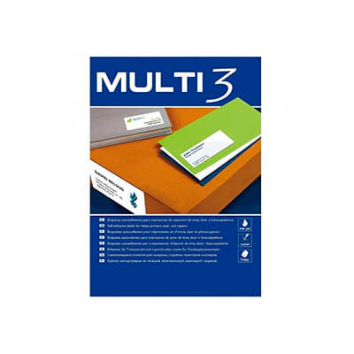 Caixa etiquetes Multi3 210x99 100f