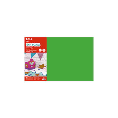Goma EVA 600x400mm verd (pack 5u)