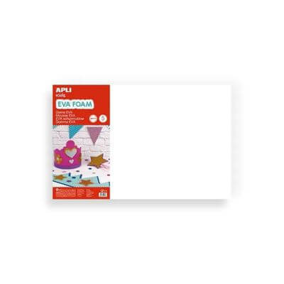 Goma Eva 600x400mm blanco (pack 5u)