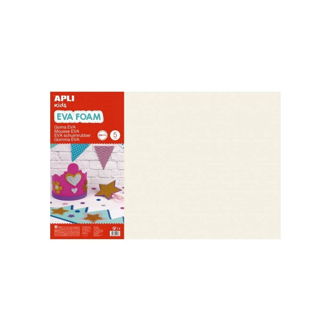 Goma EVA 600x400mm piel claro (pack 5u)