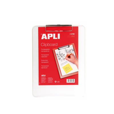 Portabloc Apli transparente A4