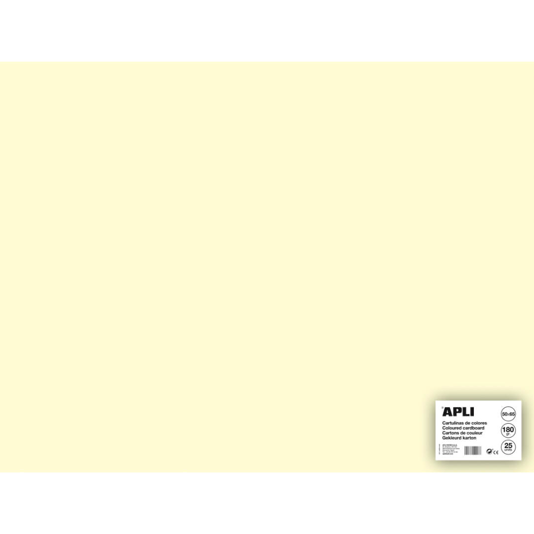 Cartolina 50x65 170g marfil (pack 25)