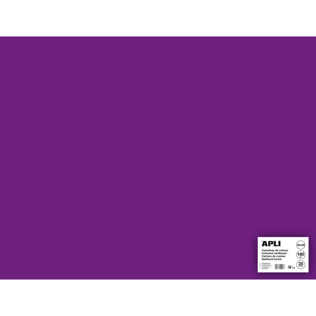 Cartolina 50x65 170g violeta (pack 25)
