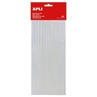 Pack 25 Barres silicona de cola 7,5mm x 20cm