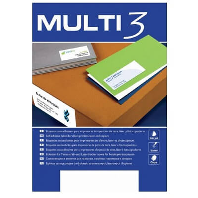 Caixa etiquetes Multi3 99,1x67,7 100h