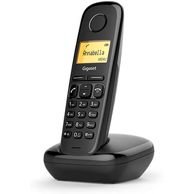 Teléfono inalámbrico Siemens Gigaset A170 negro