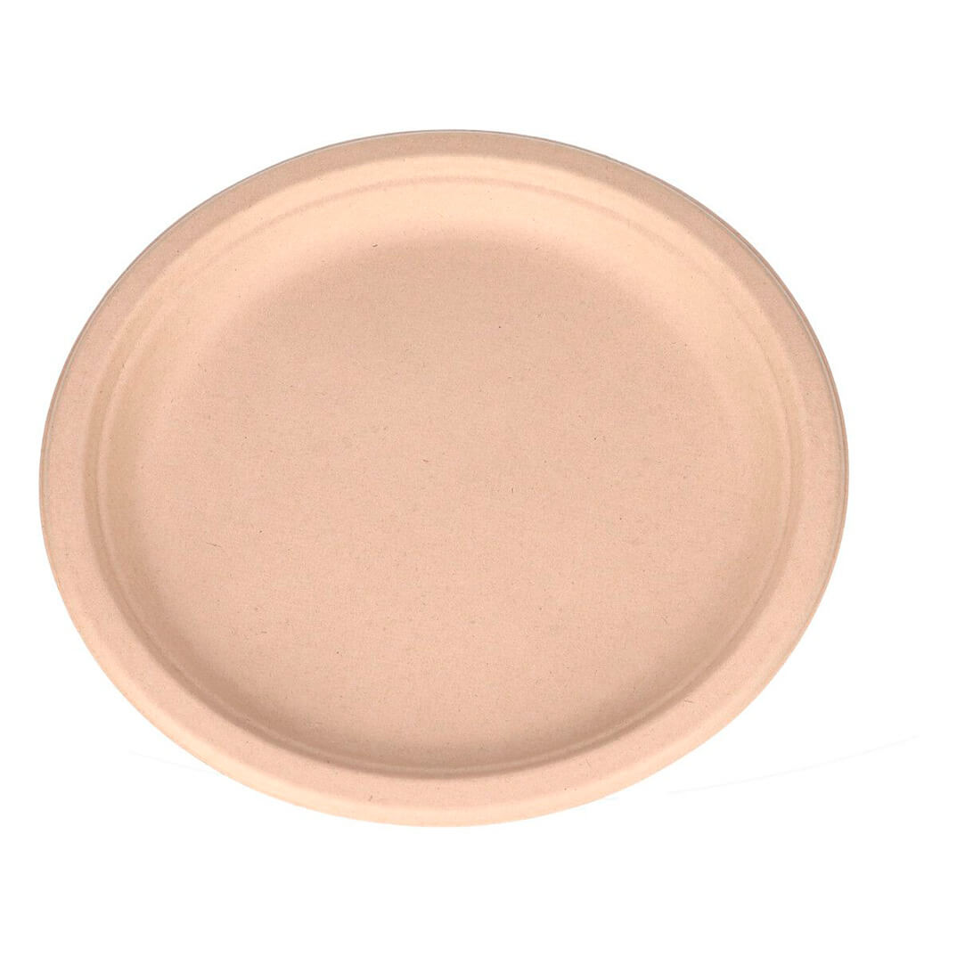 Paquet de 50 plats compostables 26cm