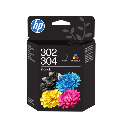 HP Cartutx 302/304 Tri-color/negre pack 2