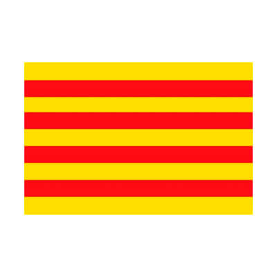 Bandera de Catalunya de 210X140cm