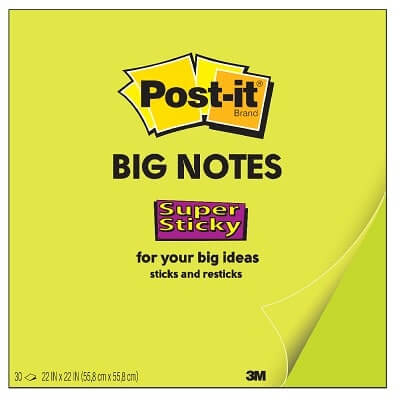 Notes extra grans POST-IT® Super Sticky(30 fulls)