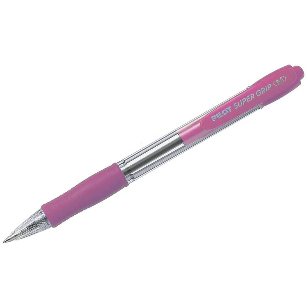 Bolígraf Pilot Super Grip rosa