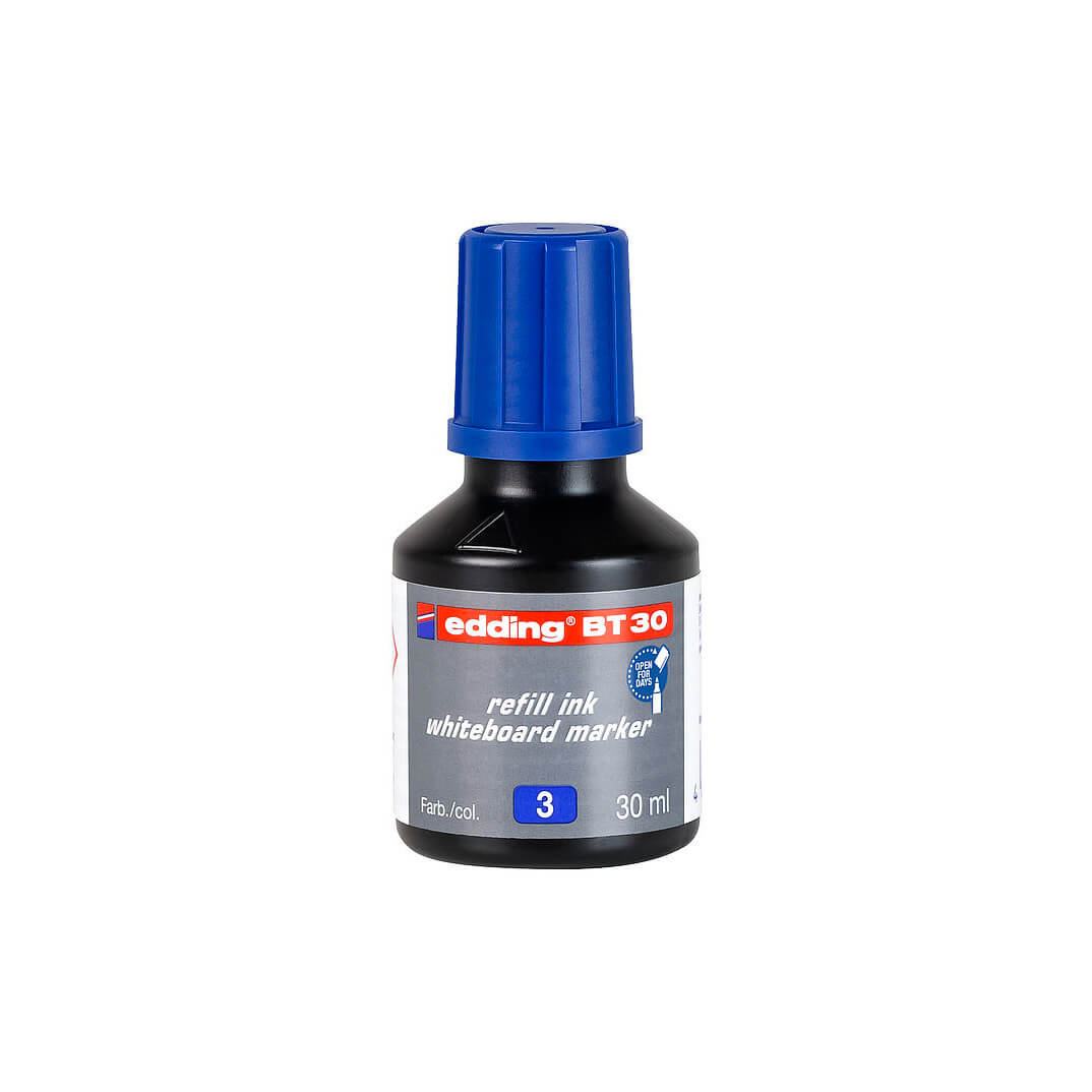Tinta para rellenar marcador pizarra edding azul