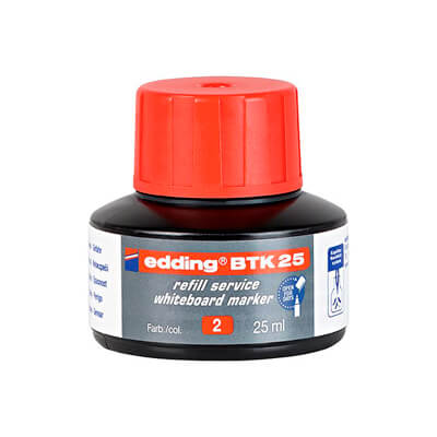 Recarrega tinta edding 660 whiteboard mark vermell
