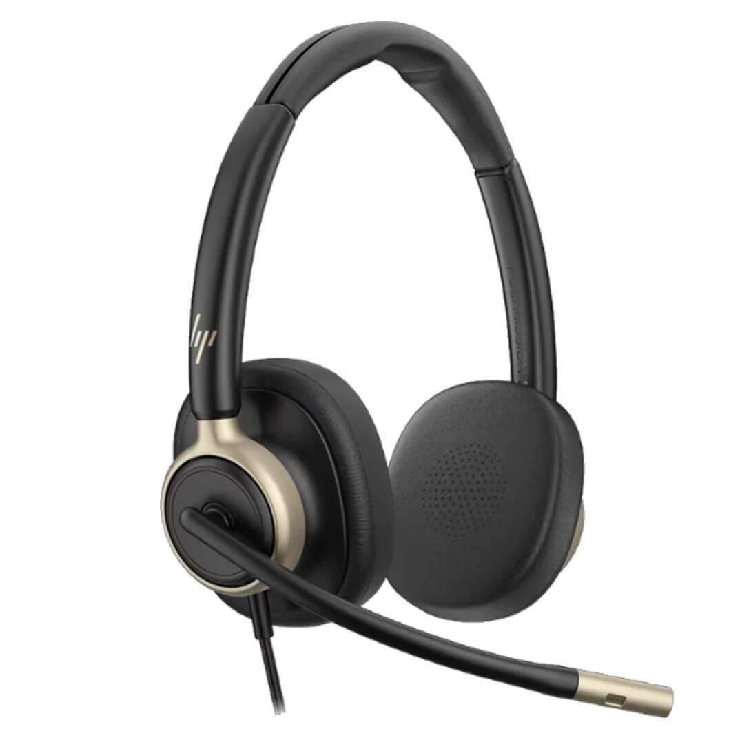 Auricular Poly Mission 825 stereo almohadilla piel