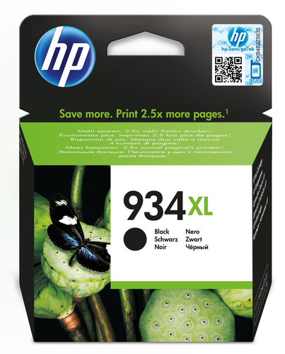 Cartucho de tinta original HP 934xl negro