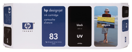 Cartucho de tinta original HP 83 negro
