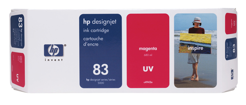 Cartutx de tinta original HP 83 magenta