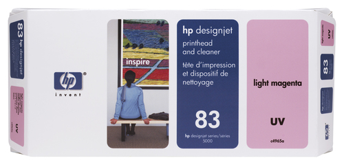 Capçal de tinta original HP 83 magenta clar
