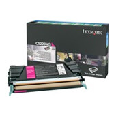 Lexmark tóner láser magent c522n retornable 3k