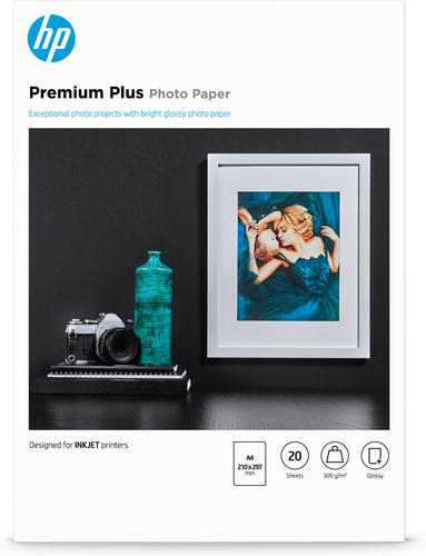 HP papel inkjet satinado A4 280g 20 hojas