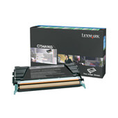 Lexmark c 734 tóner negro 8.000 pag.
