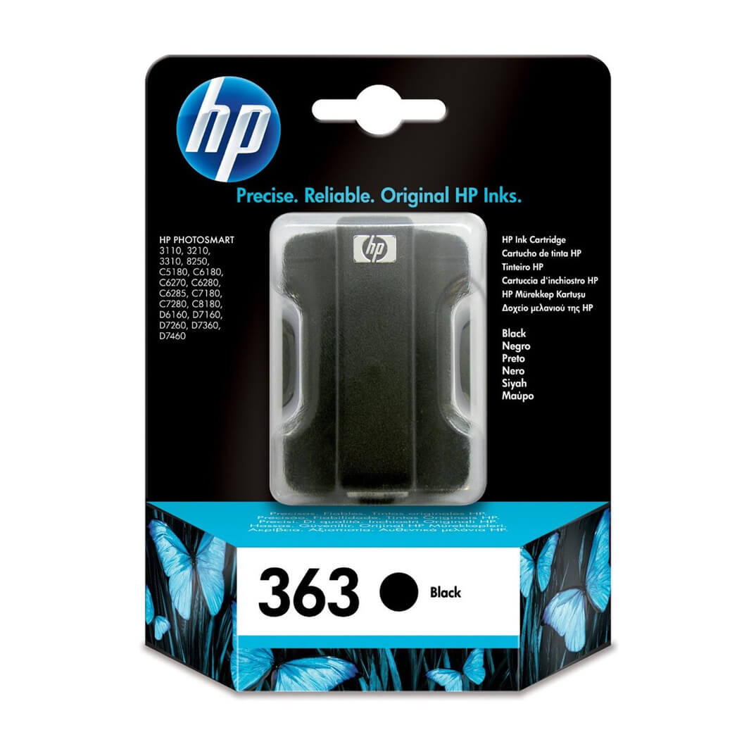 Cartucho de tinta original HP 363 negro