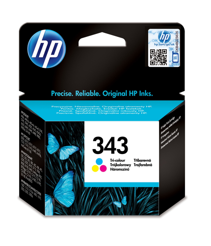 Cartucho de tinta original HP 343 tricolor