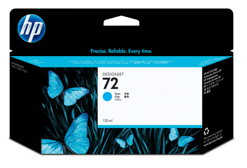 HP cartucho inkjet cian nº 72 (130ml)
