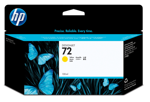 HP cartucho inkjet amarillo nº72 (130ml)